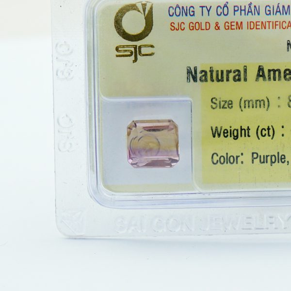bong tai da ametrine