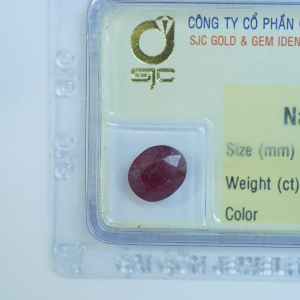 Mặt đá ruby hình oval_48499