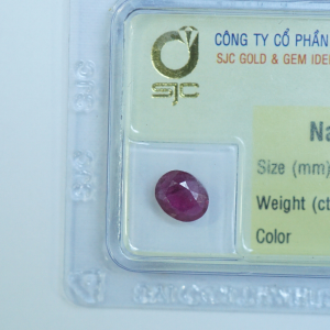 Mặt đá ruby hình oval_49575
