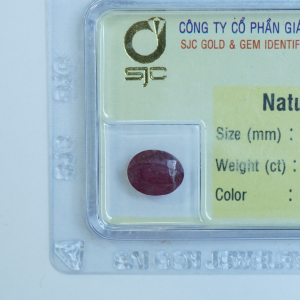 Mặt đá ruby hình oval_49583