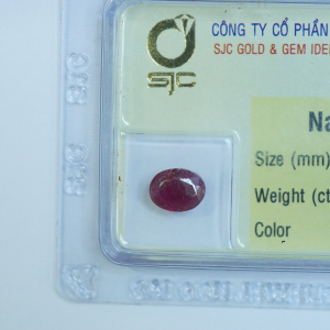 Mặt đá ruby hình oval_49588