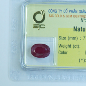 Mặt đá ruby hình oval_94607