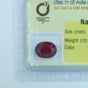 Mặt đá ruby hình oval_94608