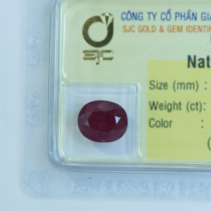 Mặt đá ruby hình oval_94609