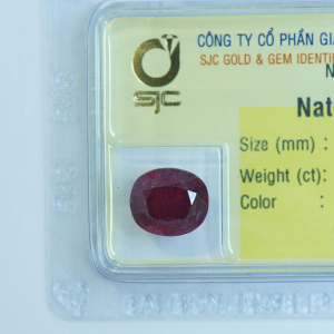 Mặt đá ruby hình oval_94610