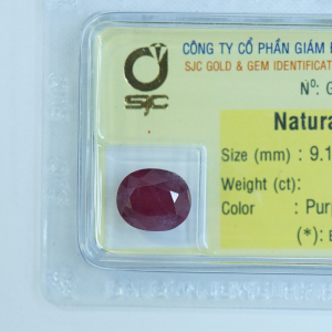 Mặt đá ruby hình oval_94611