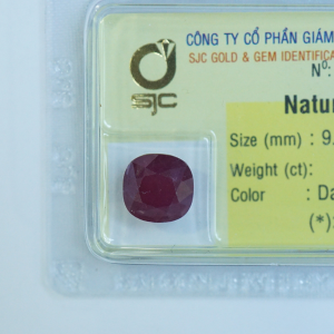 Mặt đá ruby hình oval_94616