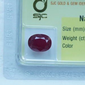 Mặt đá ruby hình oval_94617