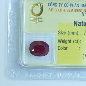 Mặt đá ruby hình oval_94618
