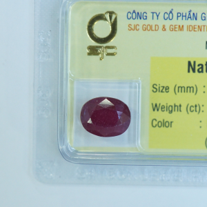 Mặt đá ruby hình oval_94620