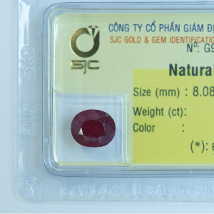 Mặt đá ruby hình oval_94623