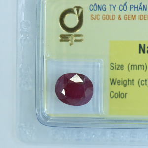 Mặt đá ruby hình oval_94624