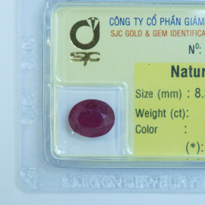 Mặt đá ruby hình oval_94628