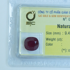 Mặt đá ruby hình oval_94630