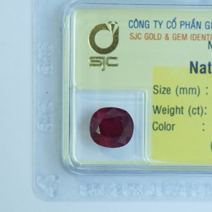 Mặt đá ruby hình oval_94632