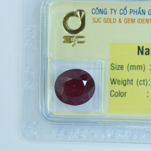 Mặt đá ruby hình oval_94634