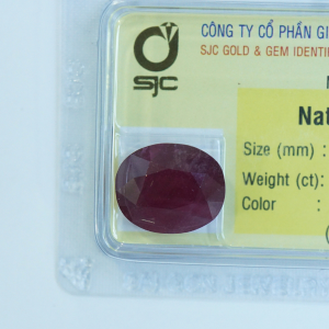 Mặt đá ruby hình oval_96280