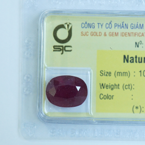 Mặt đá ruby hình oval_96281