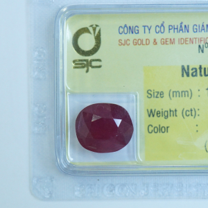 Mặt đá ruby hình oval_96283