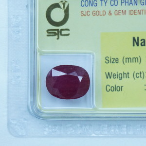 Mặt đá ruby hình oval_96286