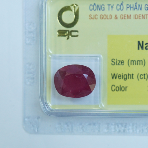 Mặt đá ruby hình oval_96287