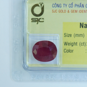 Mặt đá ruby hình oval_96288