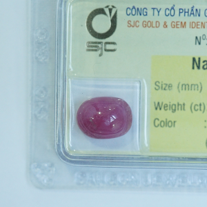 Mặt đá ruby mài giác oval 8x11 li_85235