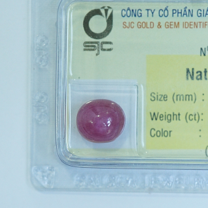 Mặt đá ruby mài giác oval 9x10 li_85244