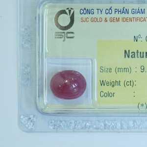 Mặt đá ruby mài giác oval 9x11 li_85234