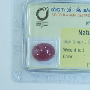 Mặt đá ruby mài giác oval 9x12 li_85237